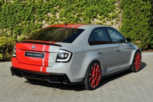 Skoda Rapid Sport Concept se vrea un fel de GTI familist la Worhtersee 2013